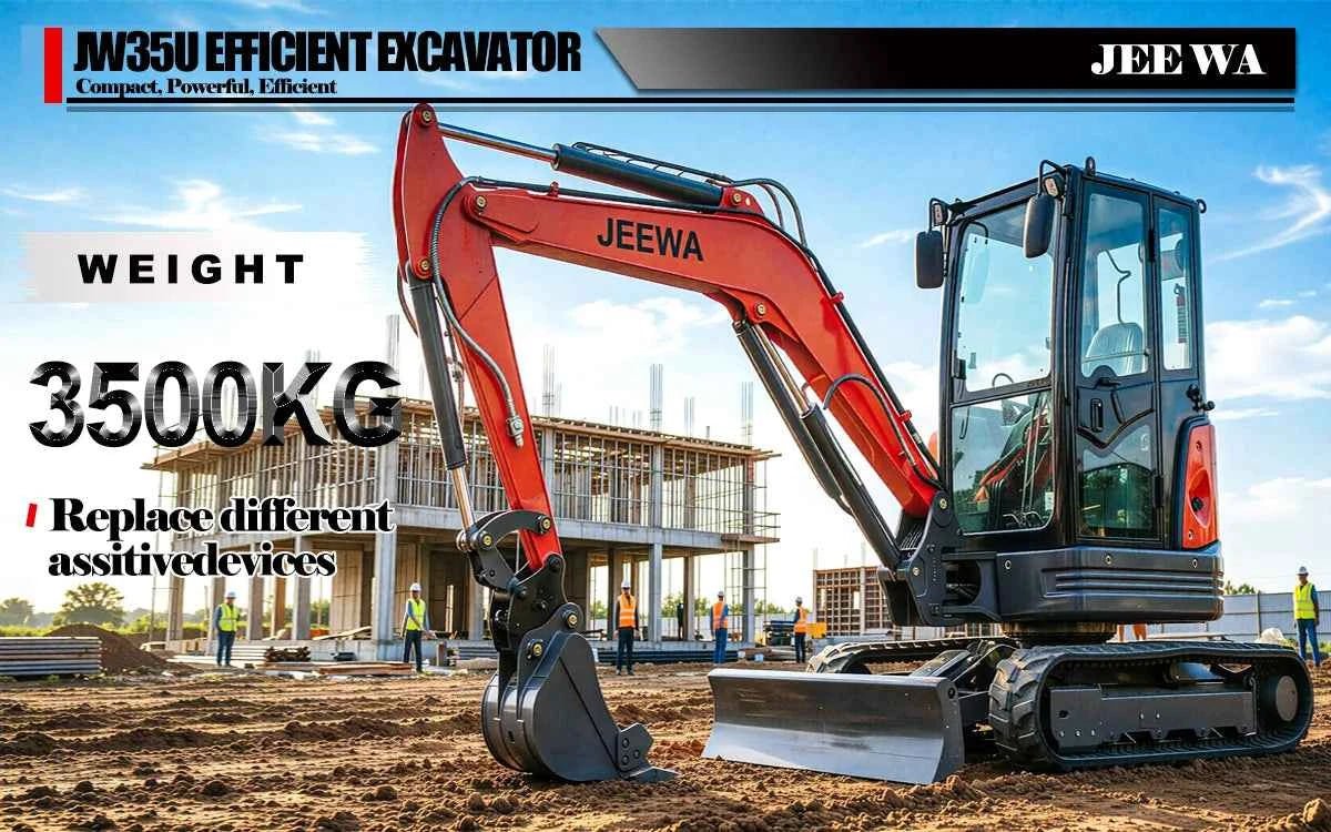 Excavator Mini 1.8 Ton Hydraulic Crawler Small Digger Micro Bagger for Farm Garden Construction Multifunctional Free Shipping - Shoppiline