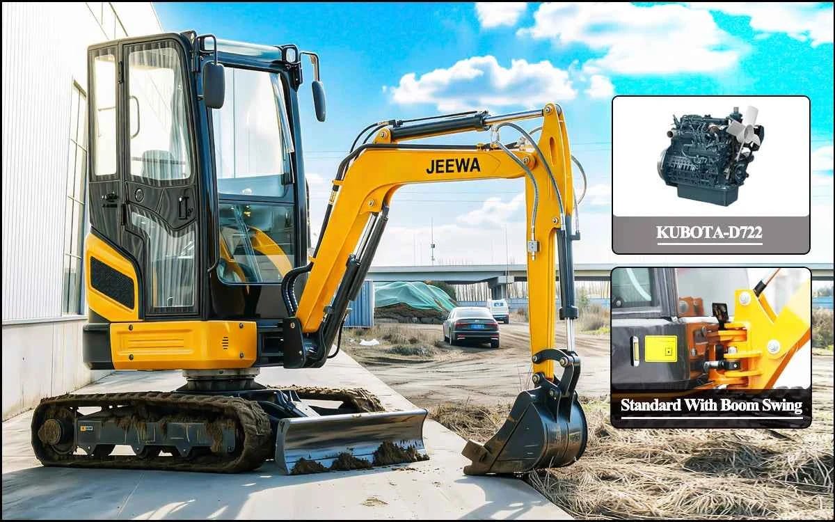 Excavator Mini 1.8 Ton Hydraulic Crawler Small Digger Micro Bagger for Farm Garden Construction Multifunctional Free Shipping - Shoppiline