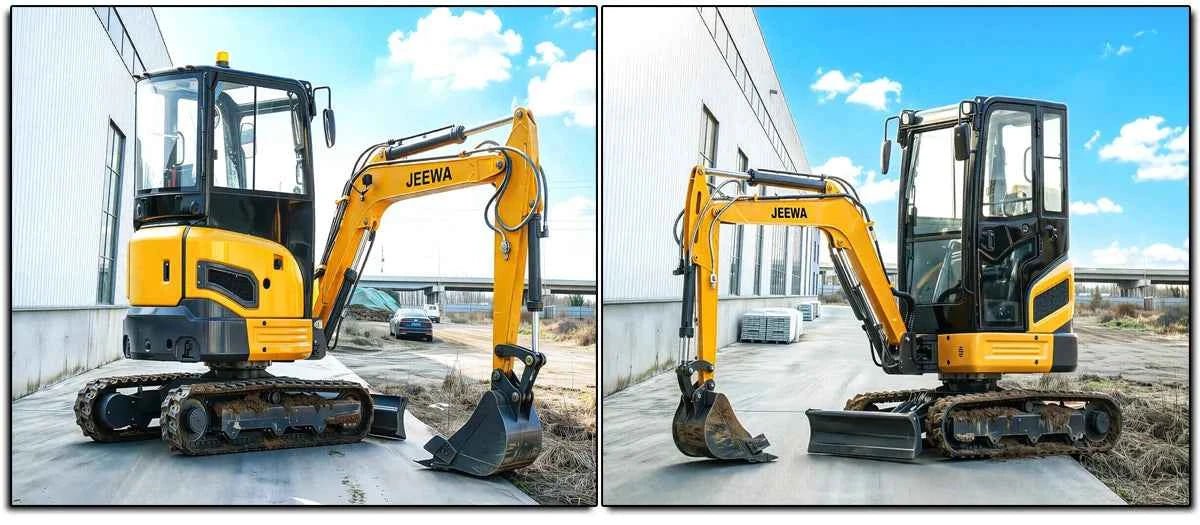 Excavator Mini 1.8 Ton Hydraulic Crawler Small Digger Micro Bagger for Farm Garden Construction Multifunctional Free Shipping - Shoppiline