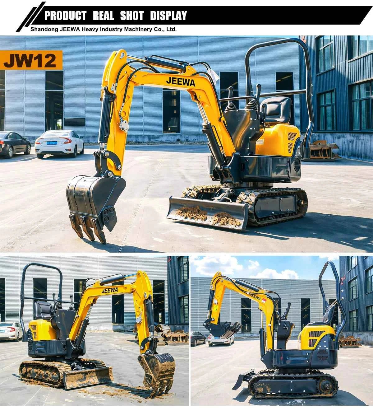 Excavator Mini 1.8 Ton Hydraulic Crawler Small Digger Micro Bagger for Farm Garden Construction Multifunctional Free Shipping - Shoppiline