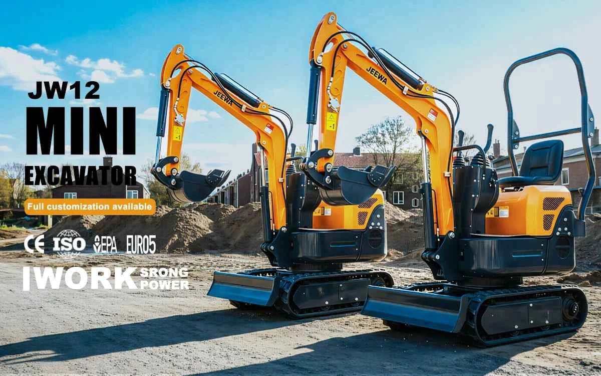 Excavator Mini 1.8 Ton Hydraulic Crawler Small Digger Micro Bagger for Farm Garden Construction Multifunctional Free Shipping - Shoppiline