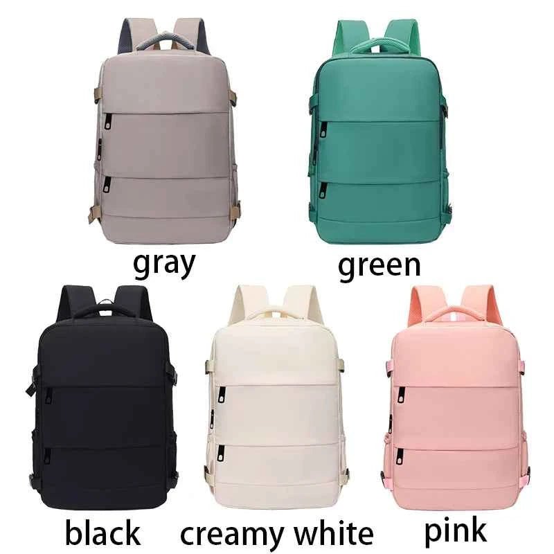 Graceful Stylish Multi - color Backpack Adjustable - strap Lightweight for Commute Daily Use Casual Functional Bag - Shoppiline