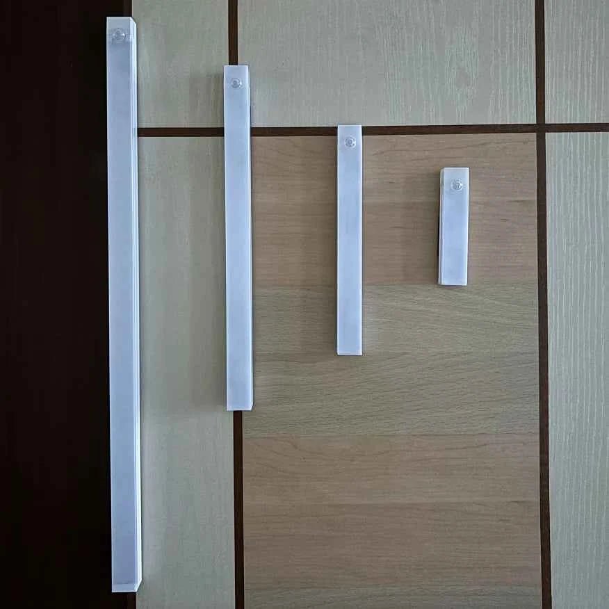 HOMEFISH Cabinet Light USB Rechargeable Motion Sensor LED Bar Light Induction Night Light Portable for Kitchen - Shoppiline