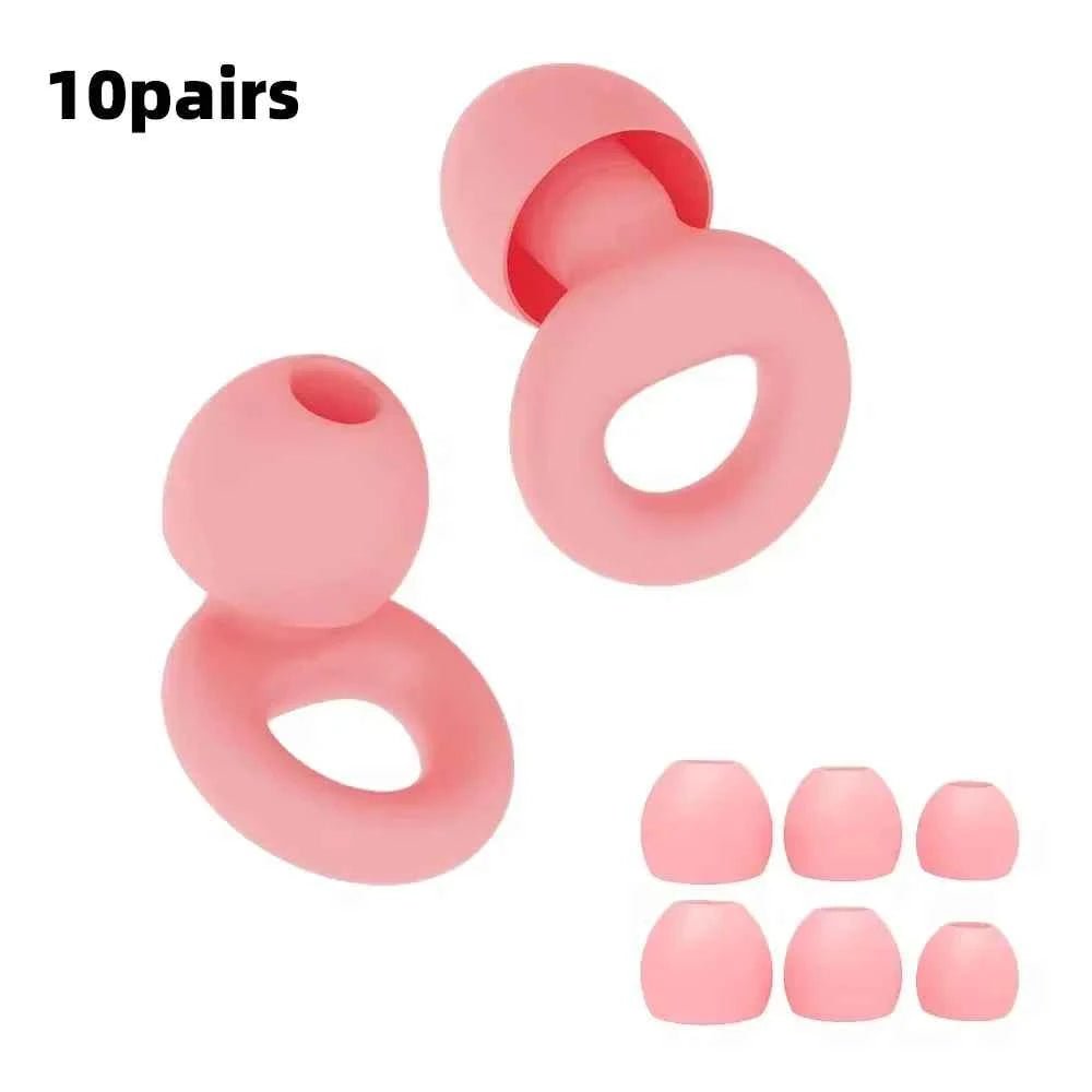 HUAK Concert Ear Plugs, High Fidelity Noise Cancelling Silicone Ear Plugs, Reusable Ear Plugs for Musicians, , Focus and Sleep - Shoppiline