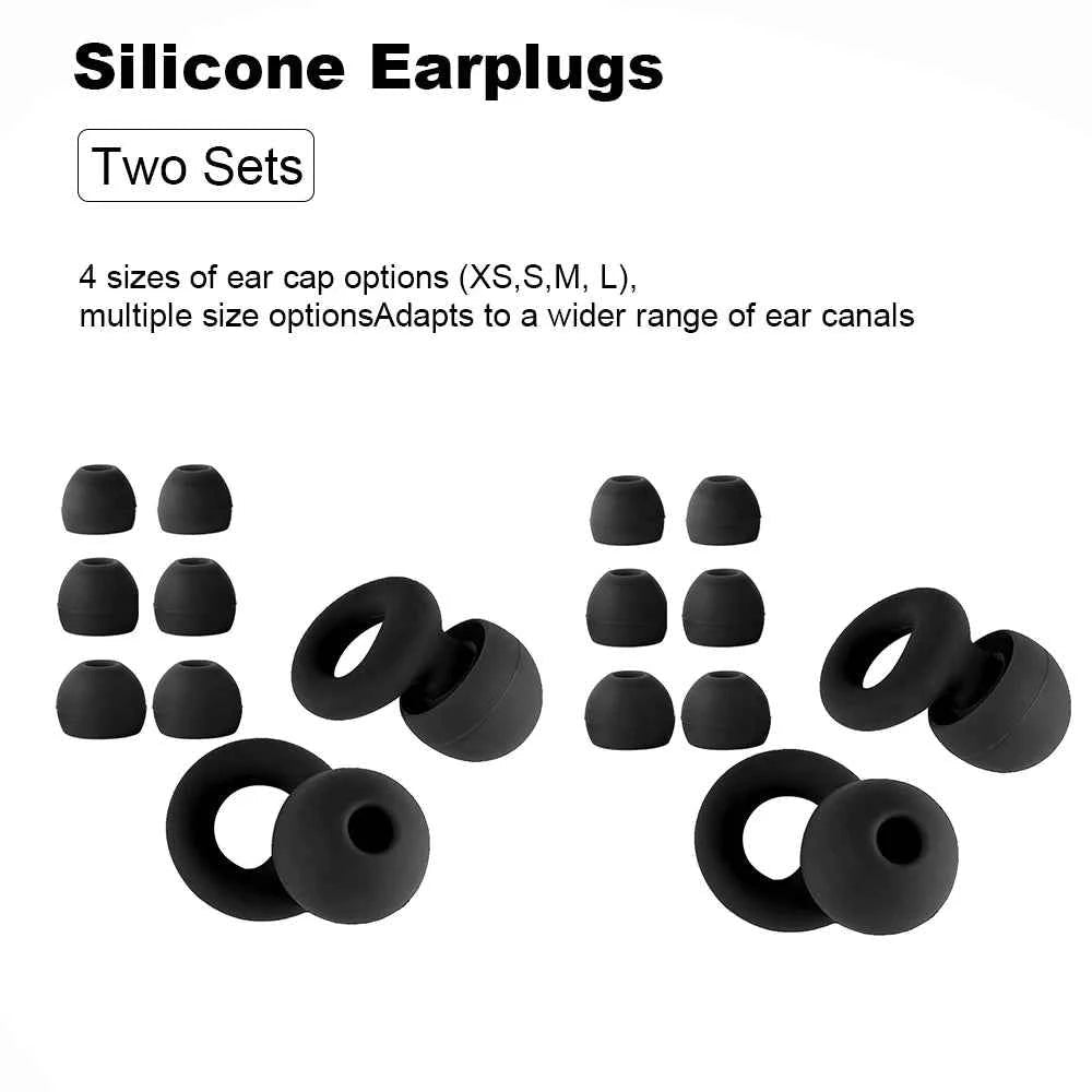 HUAK Concert Ear Plugs, High Fidelity Noise Cancelling Silicone Ear Plugs, Reusable Ear Plugs for Musicians, , Focus and Sleep - Shoppiline
