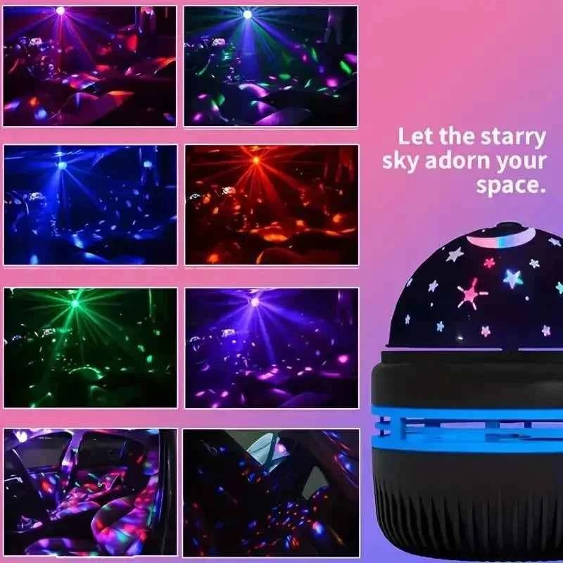 LED Star Galaxy Projector NightLights Starry Sky Projector Christmas Lighting 5V USB Room Bedroom Home Decoration - Shoppiline