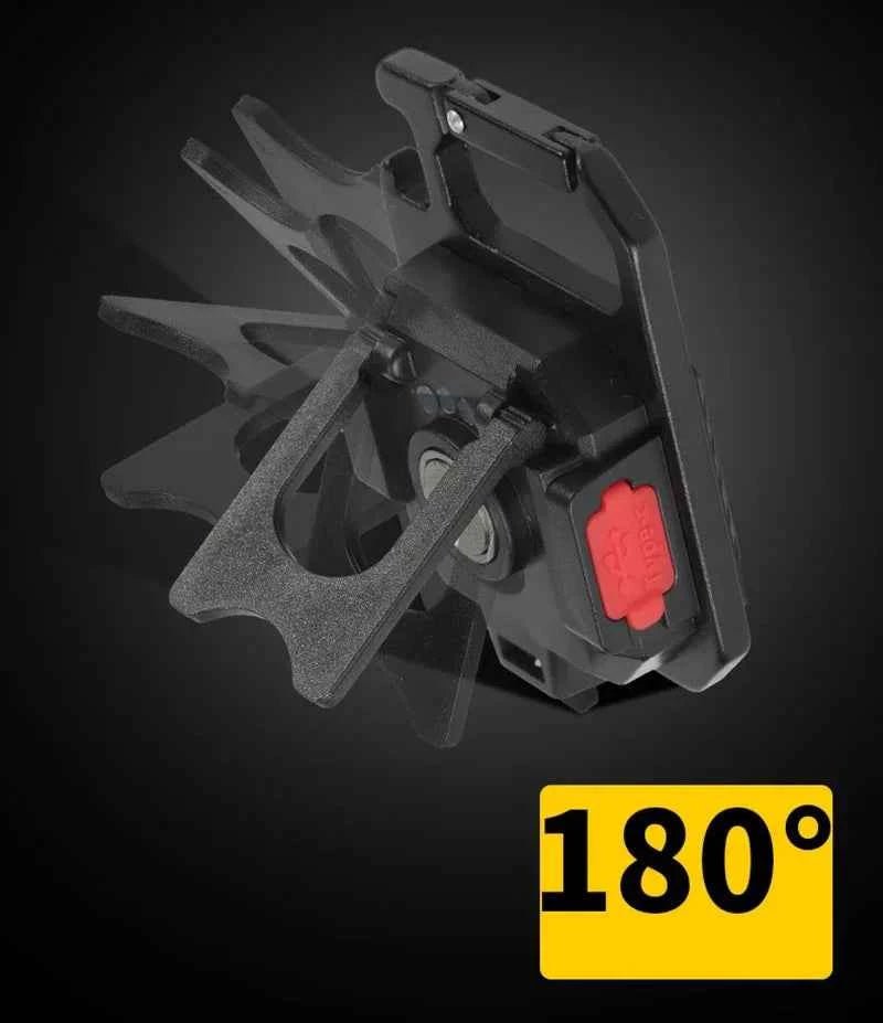 Mini LED Flashlight Magnetic COB Outdoor Camping Pocket Work Light 800 Lumens USB Rechargeable 7 Modes Spotlights - Shoppiline
