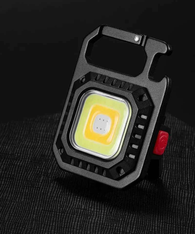 Mini LED Flashlight Magnetic COB Outdoor Camping Pocket Work Light 800 Lumens USB Rechargeable 7 Modes Spotlights - Shoppiline