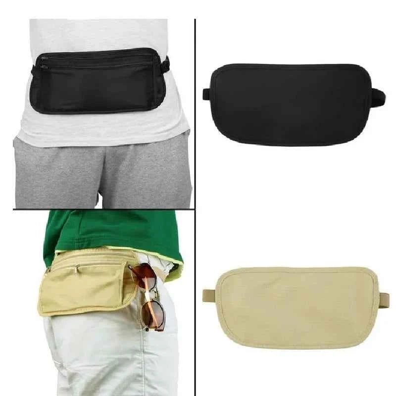 Sport Running Wais Bag Invisible Travel Waist Packs Pouch For Passport Money Belt Bag Hidden Security Wallet Gift Pack Money Bag - Shoppiline
