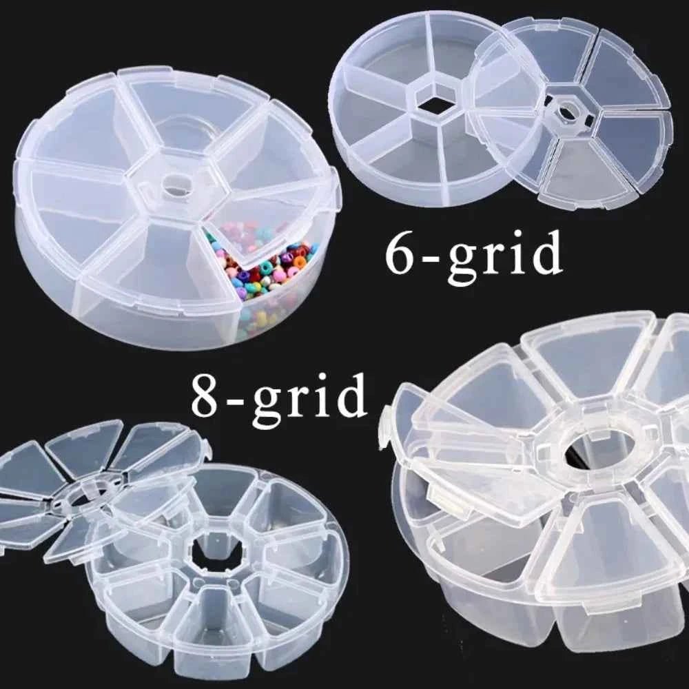 Transparent Plastic Storage Jewelry Box Compartment Adjustable Container For Beads Earring Box For Jewelry Rectangle Box Case - Shoppiline
