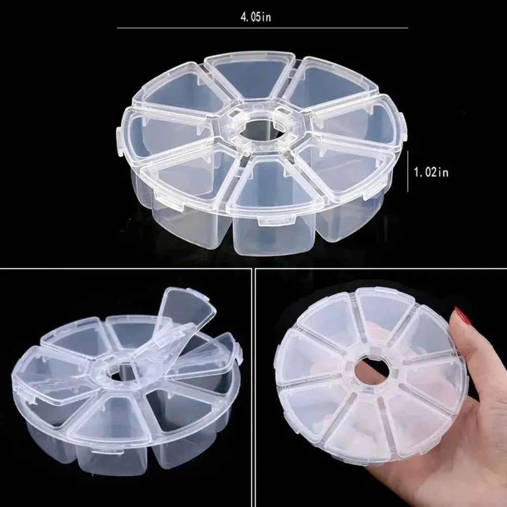 Transparent Plastic Storage Jewelry Box Compartment Adjustable Container For Beads Earring Box For Jewelry Rectangle Box Case - Shoppiline