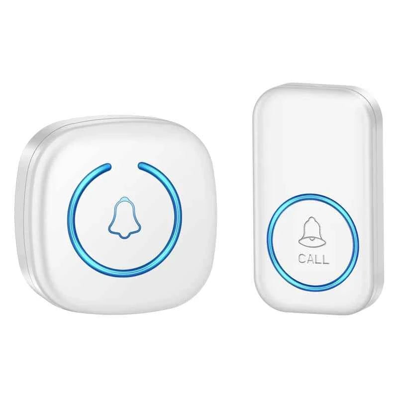 Wireless Doorbell Intelligent Welcome Door Bell 300M/984 FT Remote 60 Songs Melodies Home Smart Doorbell US EU UK Plug Optional - Shoppiline